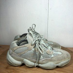 Adidas Yeezy 500 Salt Gray Shoes Mens 10 Sneakers Suede Designer
